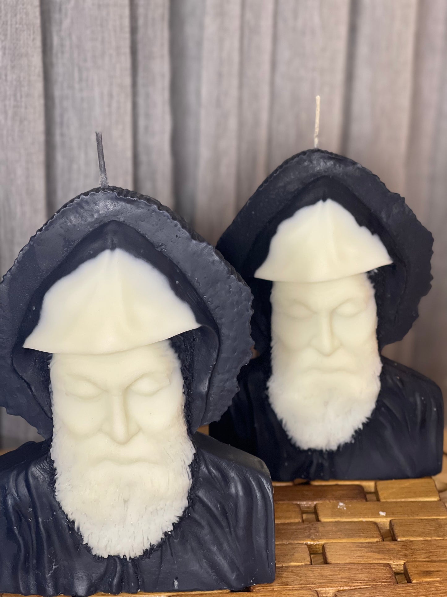 St Charbel Halo Candle 2-Tone