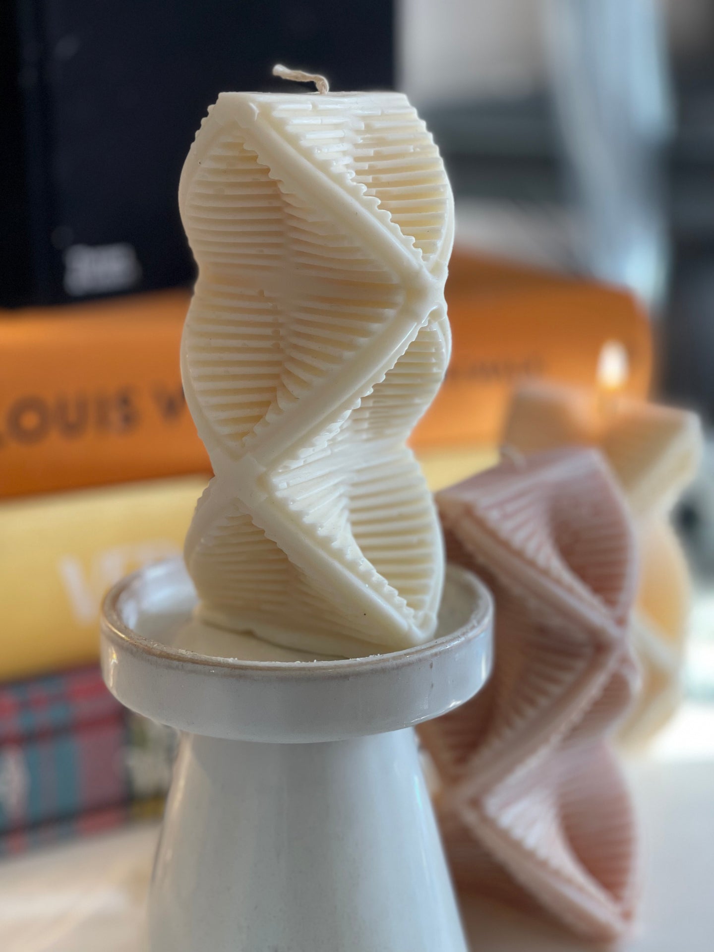 Sculptured Tower Candle