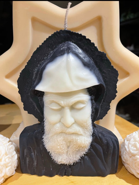 St Charbel Halo Candle 2-Tone