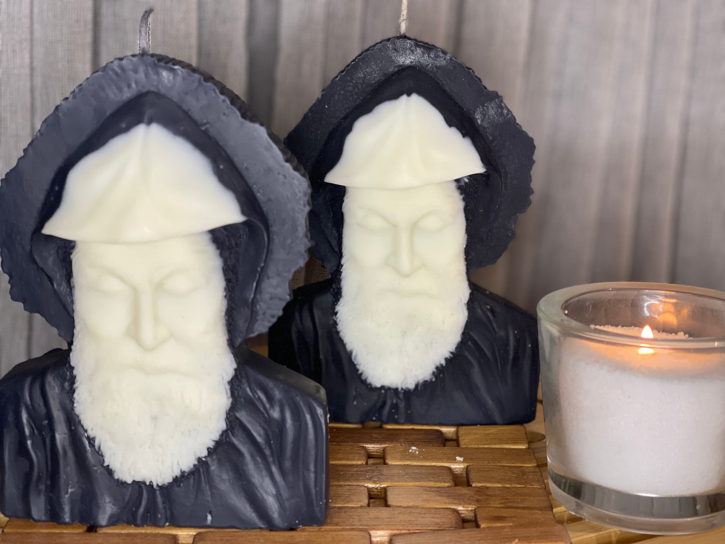 St Charbel Halo Candle 2-Tone