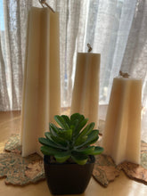 Load image into Gallery viewer, Star Tapered Pillar Candle  - Large
