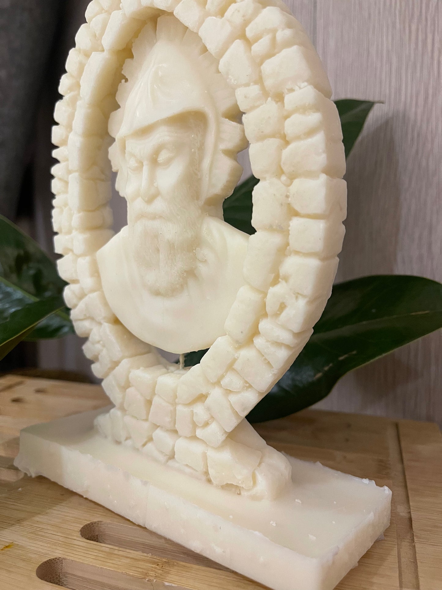 St Charbel Brick Frame Candle