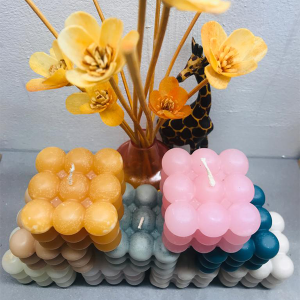 Bubble Cube Candle
